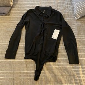 Athleta bodysuit button down. Brand new never worn.